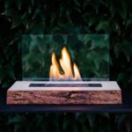 Ecological solid ash wood fireplace